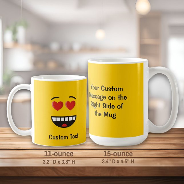 Smiling Face with Heart-Shaped Eyes Coffee Mug (Creator Uploaded)