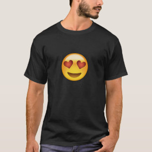 Smiling Face With Heart Shaped Eyes Emoji T-Shirt