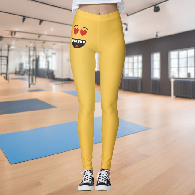 Smiling Face with Heart-Shaped Eyes Leggings (Creator Uploaded)