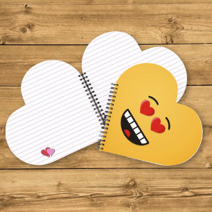 Smiling Face with Heart-Shaped Eyes Notebook