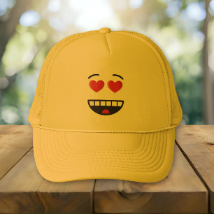 Smiling Face with Heart-Shaped Eyes Trucker Hat