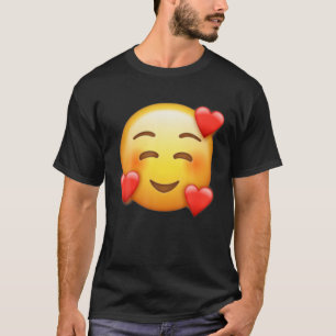 Smiling Face with Hearts In Love Emojis Halloween  T-Shirt