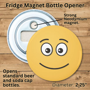 Smiling Face with Open Eyes Bottle Opener