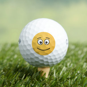 Smiling Face with Open Eyes Golf Balls