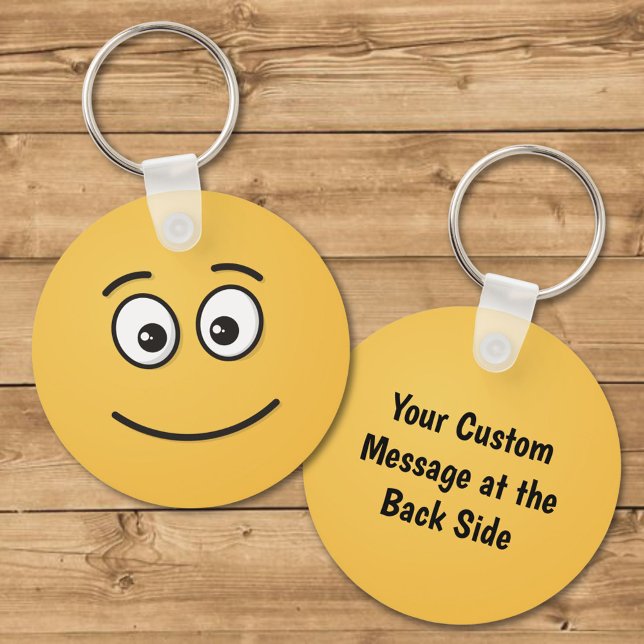 Smiling Face with Open Eyes Key Ring (Creator Uploaded)