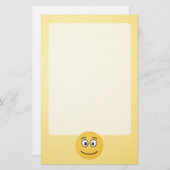 Smiling Face with Open Eyes Stationery (Front/Back)