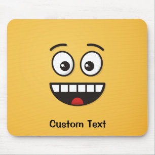 Smiling Face with Open Mouth Mouse Pad
