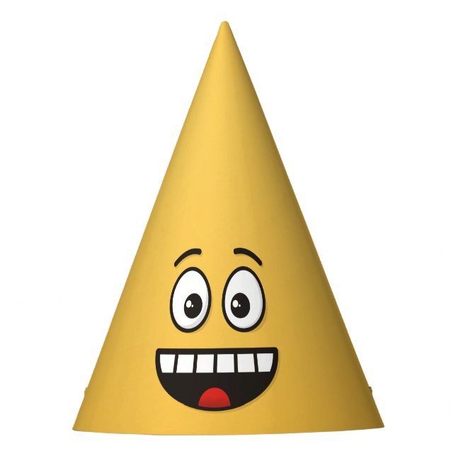 Smiling Face with Open Mouth Party Hat (Front)