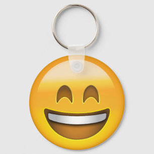 Smiling Face With Open Mouth & Smiling Eyes Emoji Key Ring