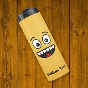 Smiling Face with Open Mouth Thermal Tumbler