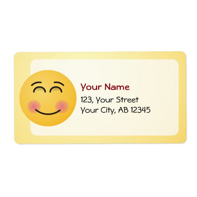 Smiling Face with Smiling Eyes (Front)