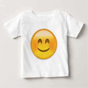 Smiling Face With Smiling Eyes Emoji Baby T-Shirt
