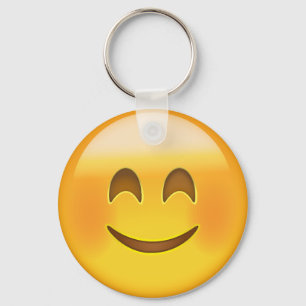 Smiling Face With Smiling Eyes Emoji Key Ring