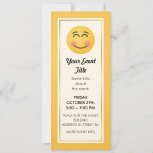 Smiling Face with Smiling Eyes Invitation