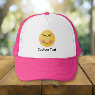 Smiling Face with Smiling Eyes Trucker Hat