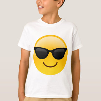 Smiling Face With Sunglasses Cool Emoji T-Shirt