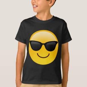 Smiling Face With Sunglasses Cool Emoji T-Shirt