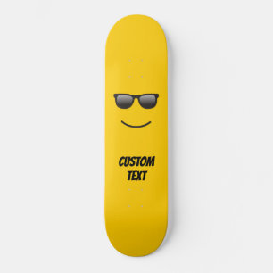 Smiling Face with Sunglasses Skateboard