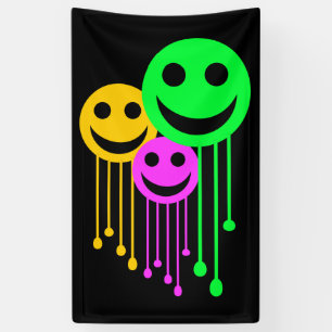 Smiling faces banner