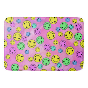 Smiling Faces Chem 5 Bath Mat