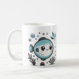 Smiling fish mug