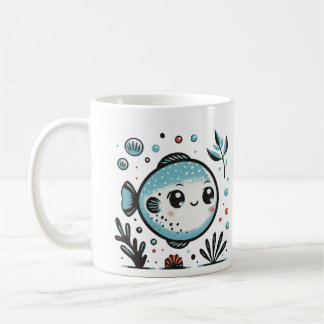 Smiling fish mug