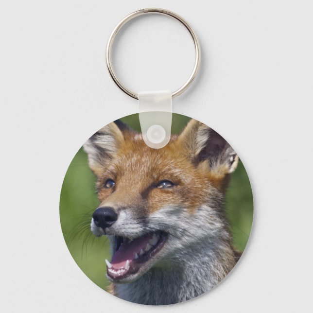 Smiling Fox Keyring (Front)