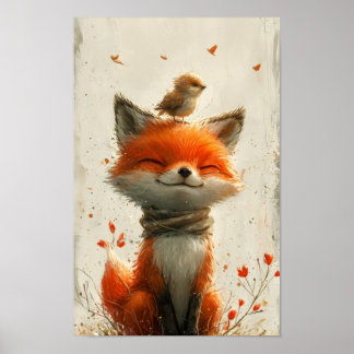 Smiling Fox Print