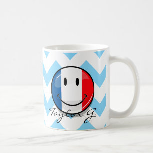 Smiling French Flag Coffee Mug