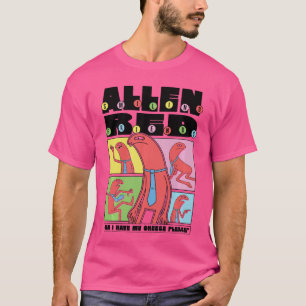 Smiling Friends Allen Red Can I Have My Cheese Fun T-Shirt