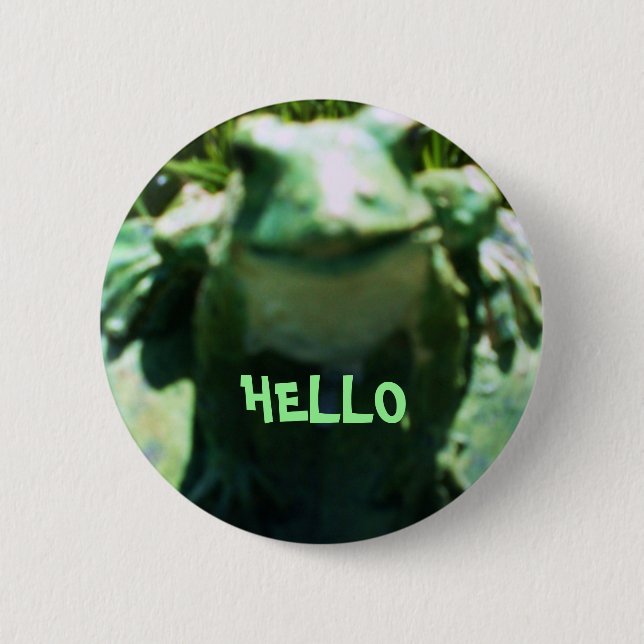 SMILING FROG,HELLO button (Front)