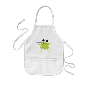 Smiling Frog Personalised Children's Apron