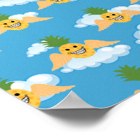 Smiling Fruit Funny Pineapple Happy Face Emojis