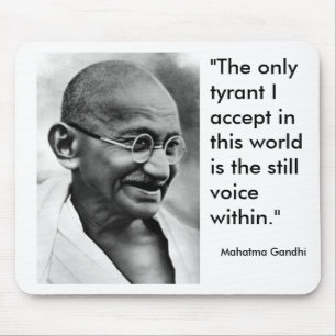 Smiling Gandhi Mouse Mat