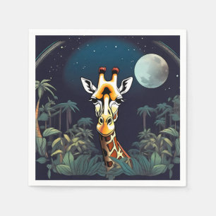 Smiling Giraffe Napkin