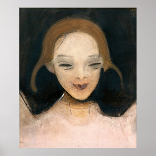 Smiling Girl, Helene Schjerfbeck Poster