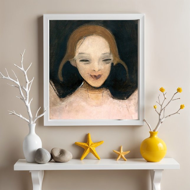 Smiling Girl, Helene Schjerfbeck  Poster (Creator Uploaded)