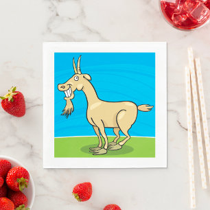 Smiling Goat Paper Napkins