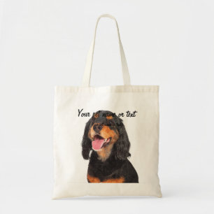 Smiling Gordon Setter Dog Tote Bag