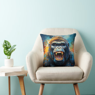 Smiling Gorilla Cushion