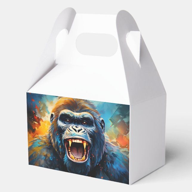 Smiling Gorilla  Favour Box (Front)
