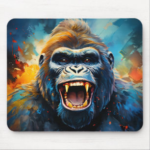 Smiling Gorilla Mouse Mat