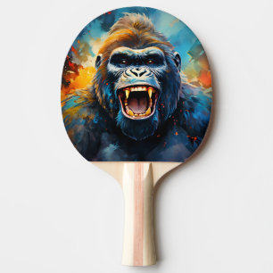 Smiling Gorilla  Ping Pong Paddle