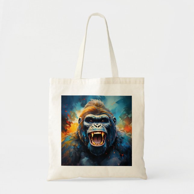 Smiling Gorilla  Tote Bag (Front)