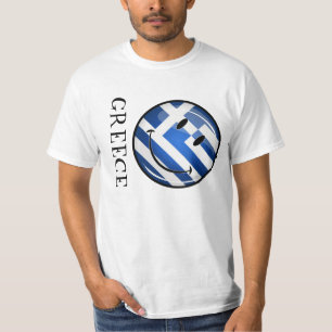 Smiling Greek Flag T-Shirt