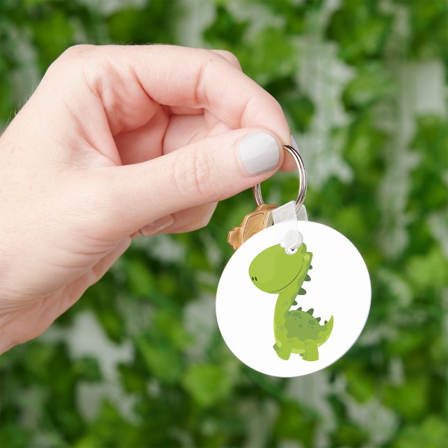 Smiling Green Dino Key Ring (Creator Uploaded)