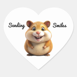 Smiling Hamster Sticker