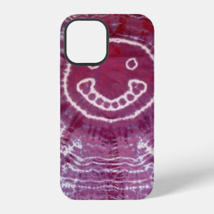 Smiling Happy Face Tie Dye PhatDyes iPhone 12 Case