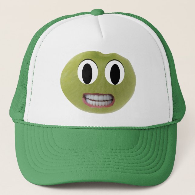 Smiling Happy Lima Bean Hat (Front)