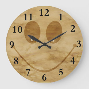 Smiling havana large clock